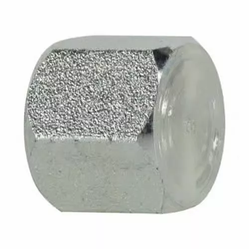 03-04C12 Stainless Steel 37-Degree JIC Cap Nut, 1-1/16-12 Thread