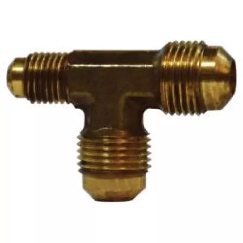 04059-100610 Reducing Tee, 5/8-in Male Flared x 3/8-in Male Flared x 5/8-in Male Flared, Brass