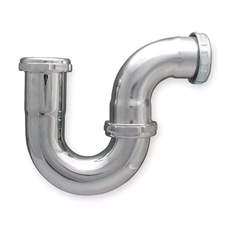 1-1/2" or 1-1/4 " Dia., Brass, Chrome/Brass Finish, Repair Trap