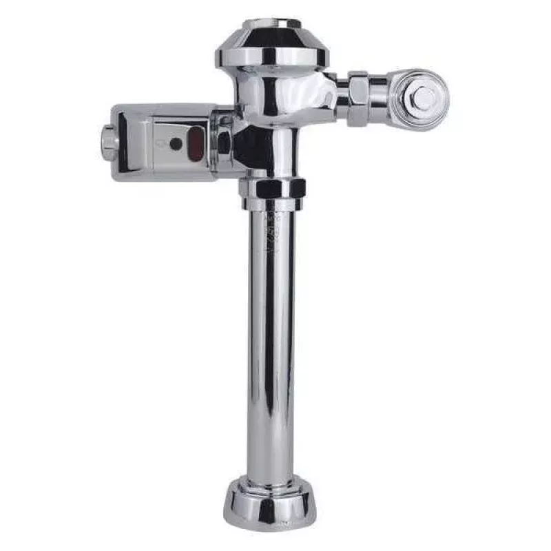 1.1 gpf, Toilet Automatic Flush Valve, Chrome, 1 in IPS
