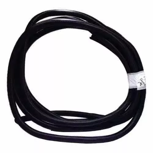 1/2 Inch Diameter Black Corrugated Split Wire Guard - 25ft.