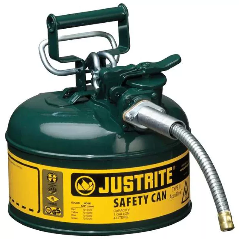 1 gal. Green Steel Type II Safety Can for Oil