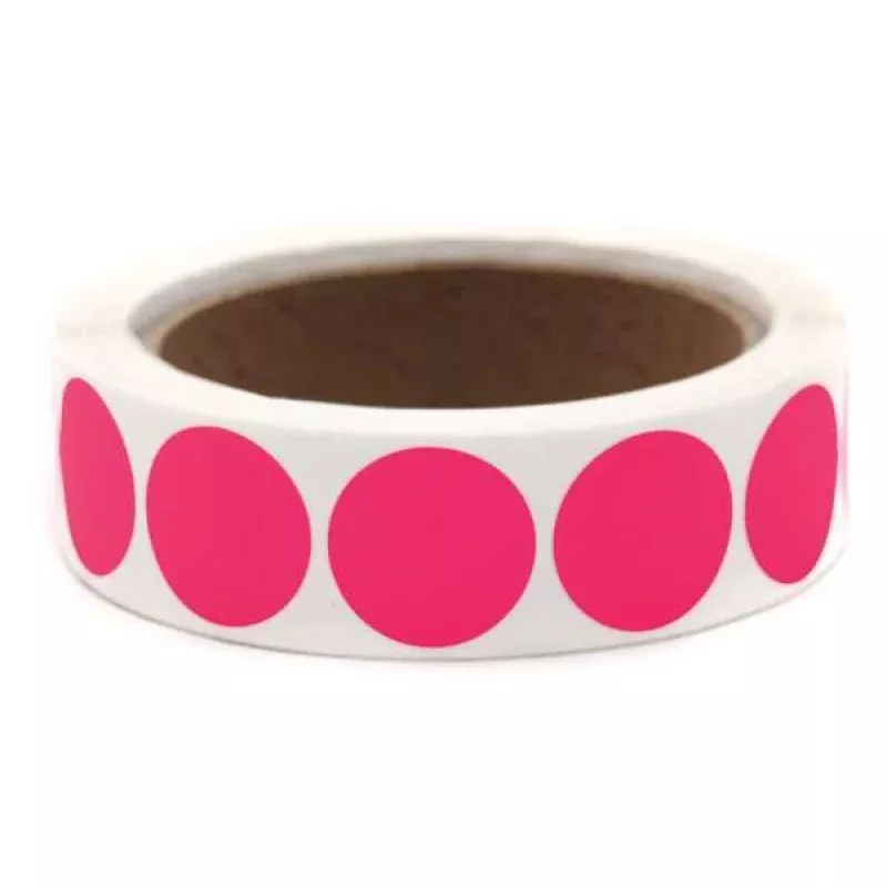 1" Self-Adhesive Dot Label, Pk1000