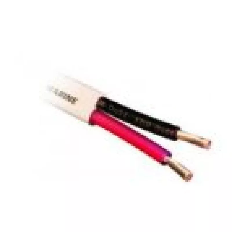 10/2DC Red/Black 100 ft, Boat Cable, White jacket, Tinned Wire