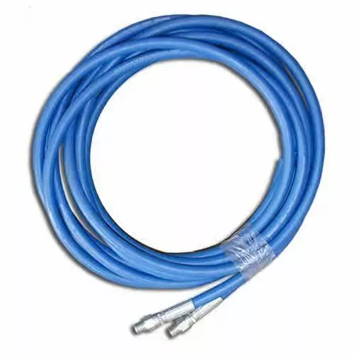 10' Blue 1/4" Single Wirebraid Hose 3/8" MPE
