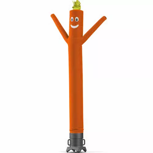 10 Foot Blow Up Nylon Silk Orange Air Dancer with Fan Blower