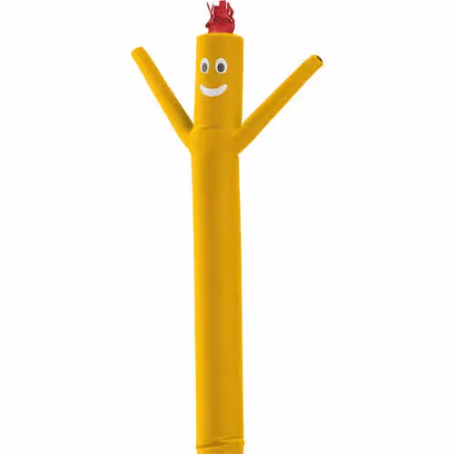 10 Foot Yellow Nylon Arm-Waving Tube Dancer - No Blower