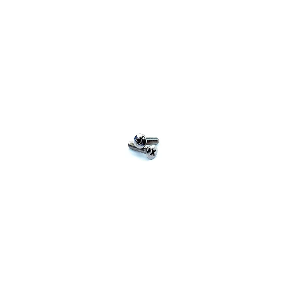 10 PC BAG POLISHED S/S #6-32 X 2P