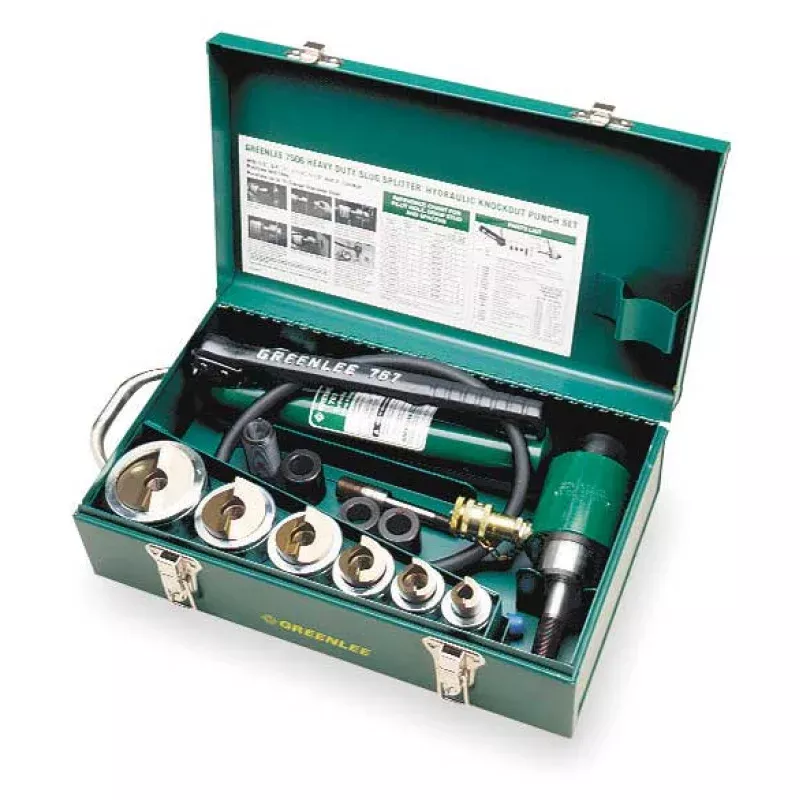 10 Piece Hydraulic Punch Driver Set, 10 ga.
