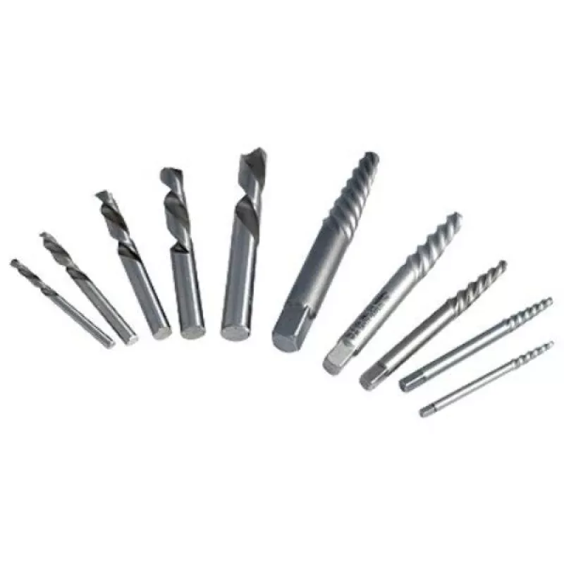 10 Piece Screw Extractor & Drill Bit Set