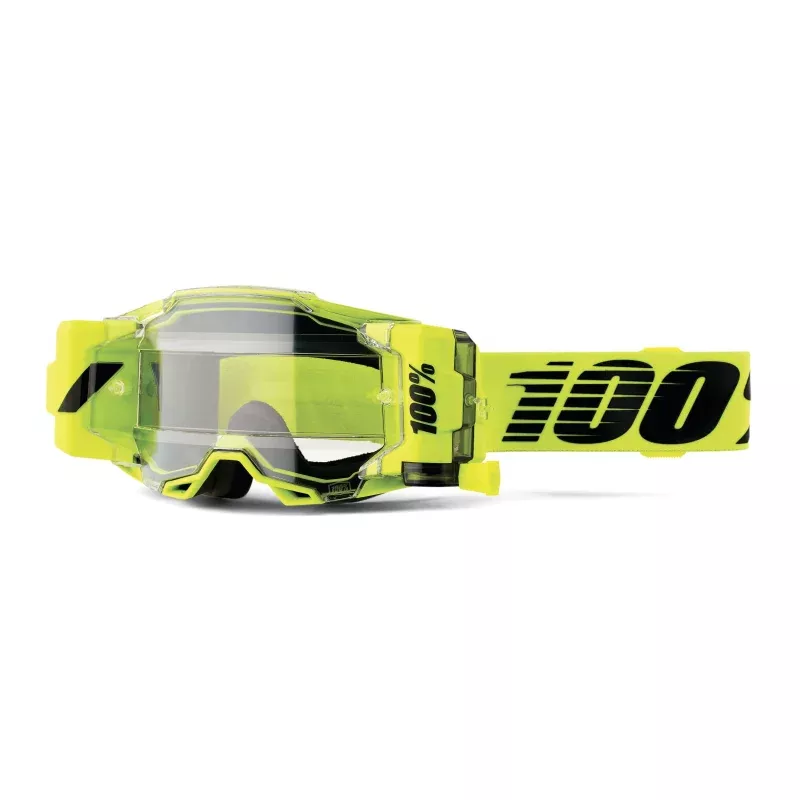 100% Armega Forecast Goggle Red/Clear Lens