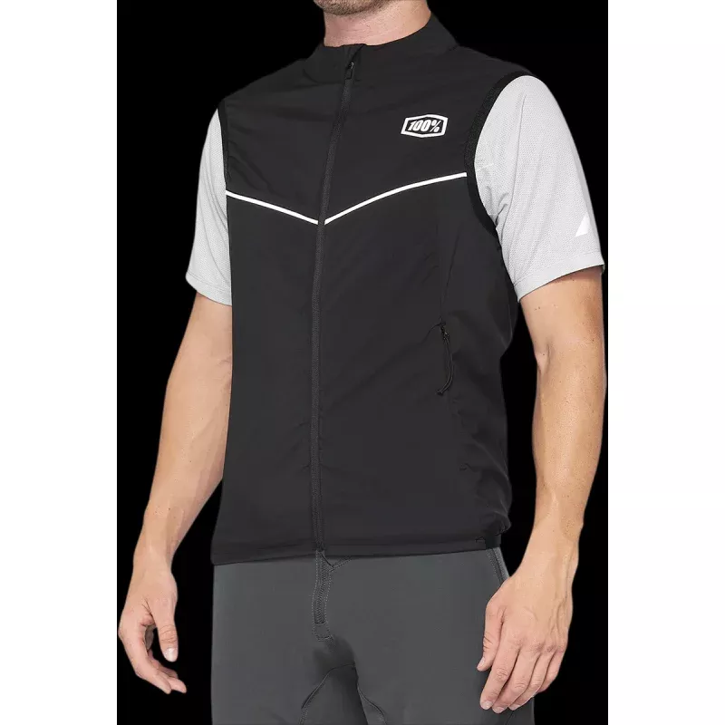 100% Corridor Stretch Vest Black