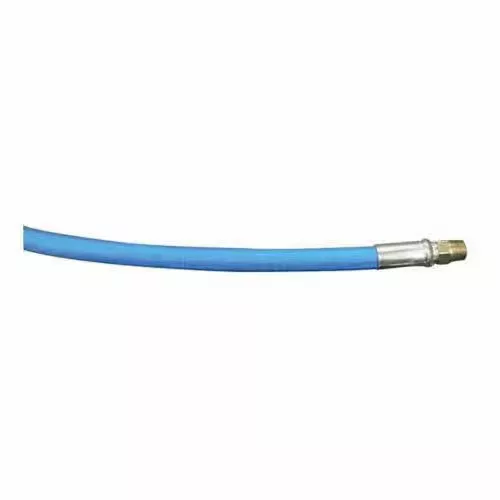 100 Ft. 3/8 in. Blue Wirebraid Hose with3/8 in. Swivel