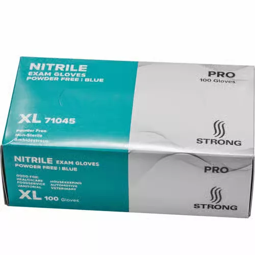 100 Pack Extra Large Nitrile Gloves - Case of 10
