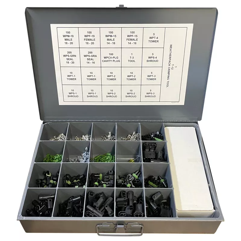 1002 Piece WeatherPack Terminal Maintenance Shop Kit