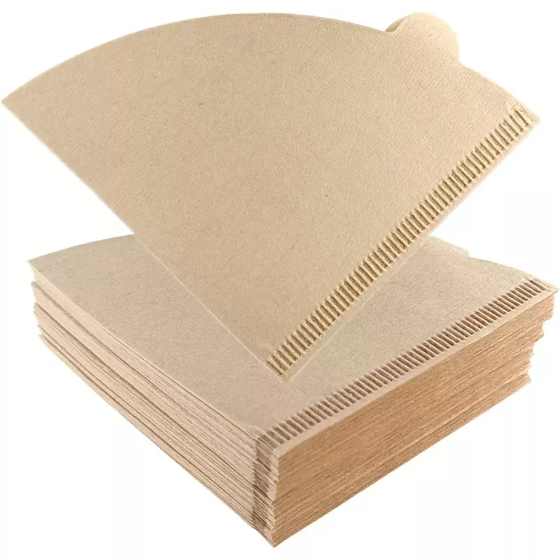 100PCS Coffee Filter, Disposable Unbleached Cone Filter Papers Size 01 for Coffee Dripper & Pour Over Coffee Maker, 1-2 Cups