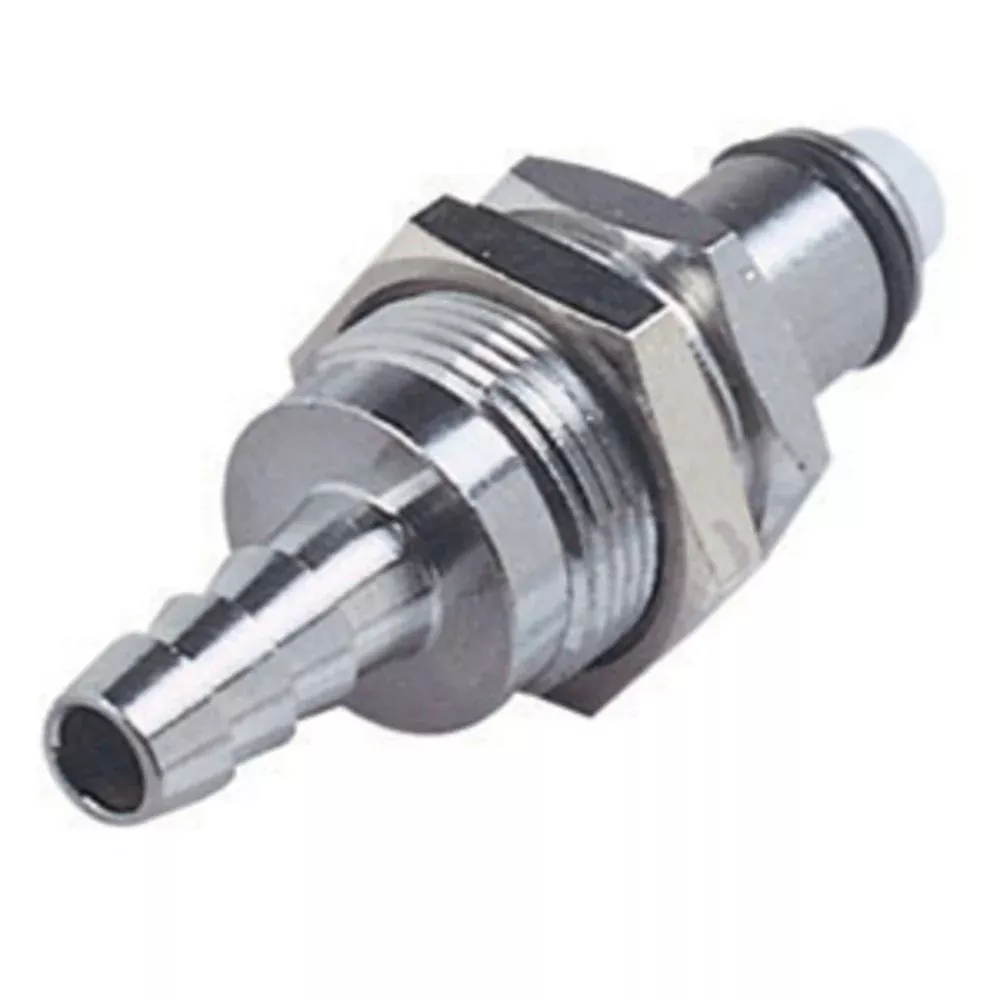 72900 NSF Non-Valved Panel Mount Hose Barb Coupling Insert 1/4 ID Barb