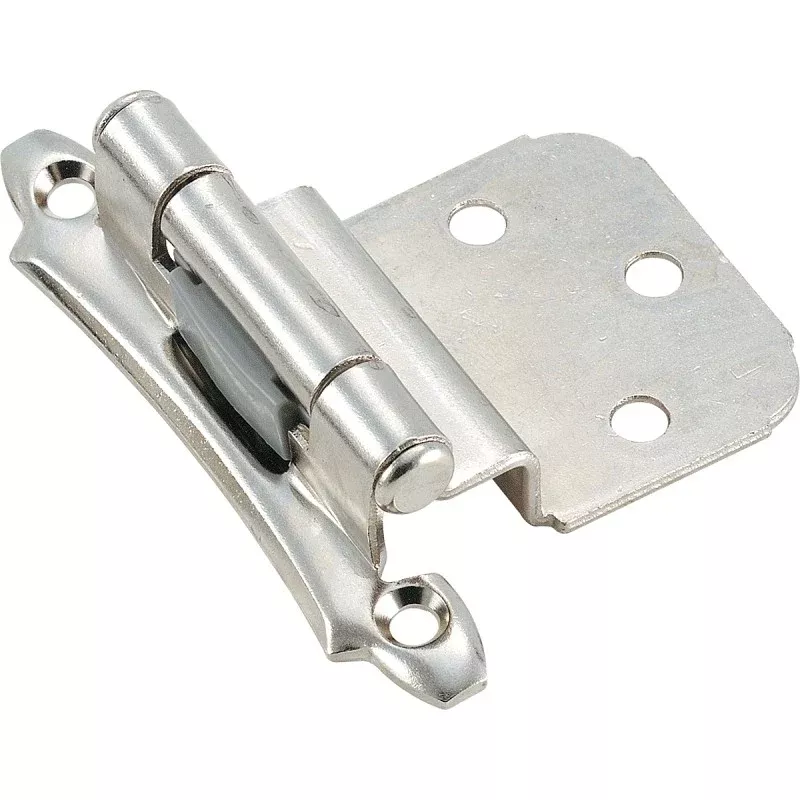 Amerock BP792826/BPR79282 Cabinet Hinge, 3/8 in Inset, Polished Chrome, 2-3/4 in L x 2-1/8 in W
