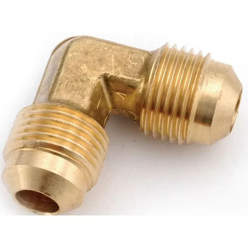 Anderson Metals 754055-06 Tube Elbow, 3/8 in, Flare, 90 deg Angle, Brass, 1000 psi Pressure