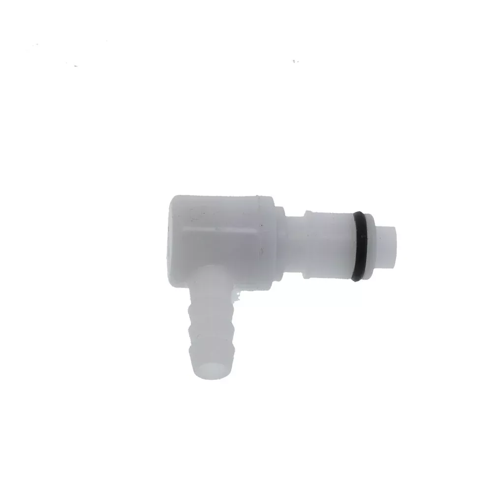 APCD23004 Valved Elbow Hose Barb Coupling Insert 1/4 ID Barb