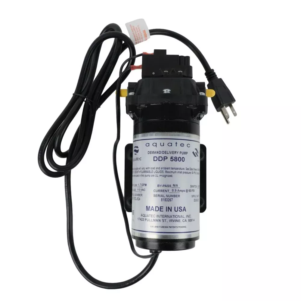 Aquatec 5853-7E12-J524 Pump 1.7 GPM, 3/8"JG, 115V