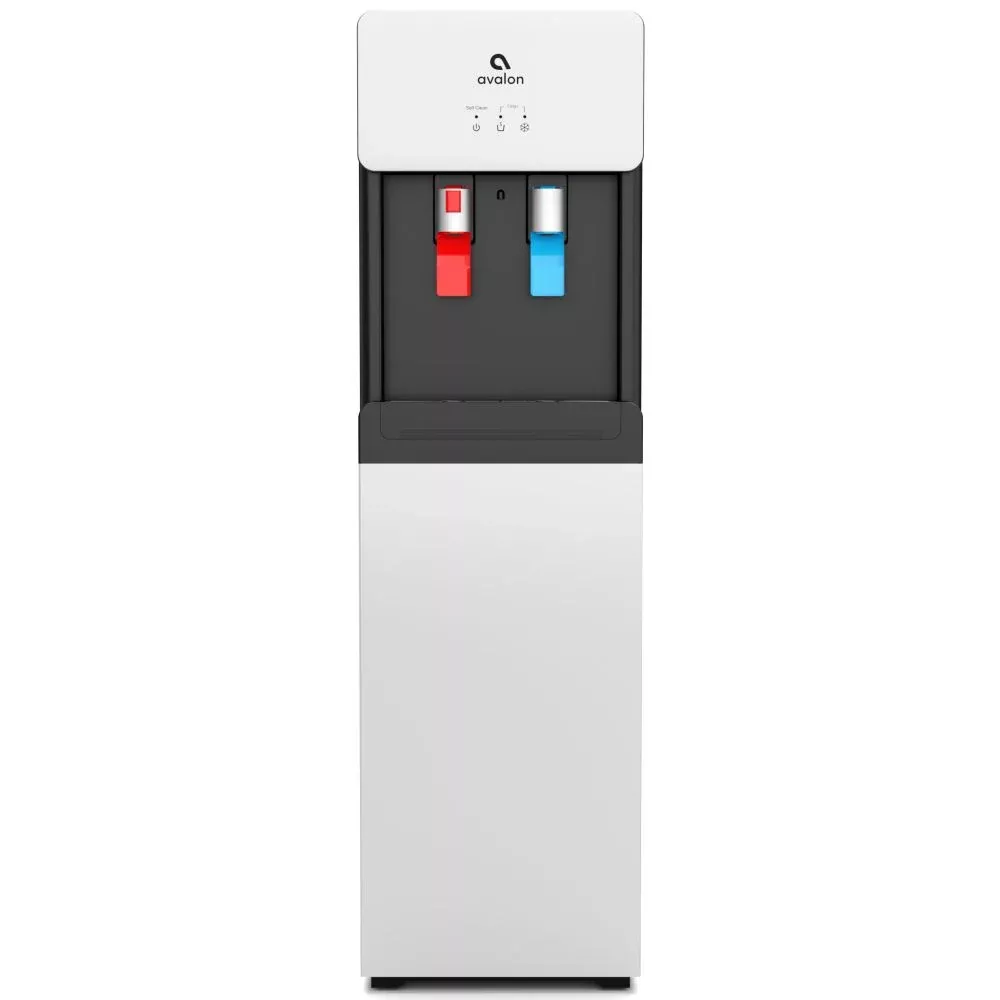 Avalon Self Cleaning Bottleless Water Cooler Dispenser - Hot & Cold Water, Child Safety Lock, Innovative Slim Design - UL/Energy Star Approved- Black