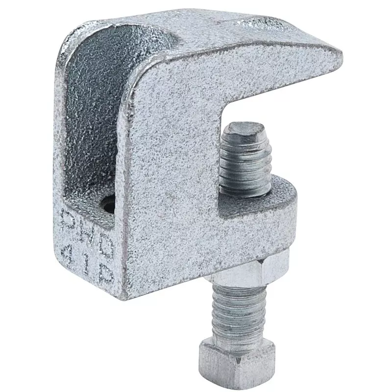B & K G60-038HC Universal Beam Clamp, 3/8 in, Malleable Iron, Galvanized