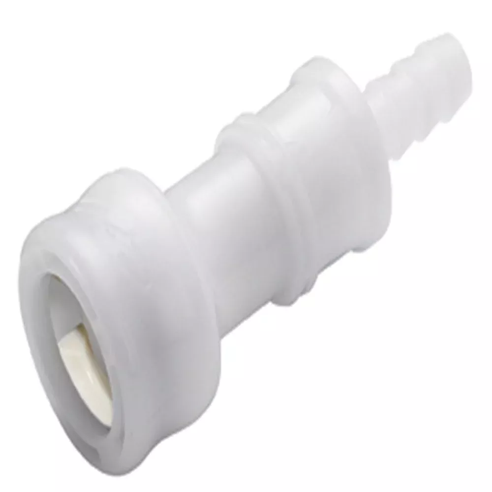 BACD17006 Valved Hose Barb Coupling Body 3/8 ID Barb