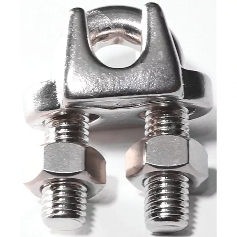 Baron 260S-1/4 Wire Rope Clip, 1/4 in Opening, Stainless Steel