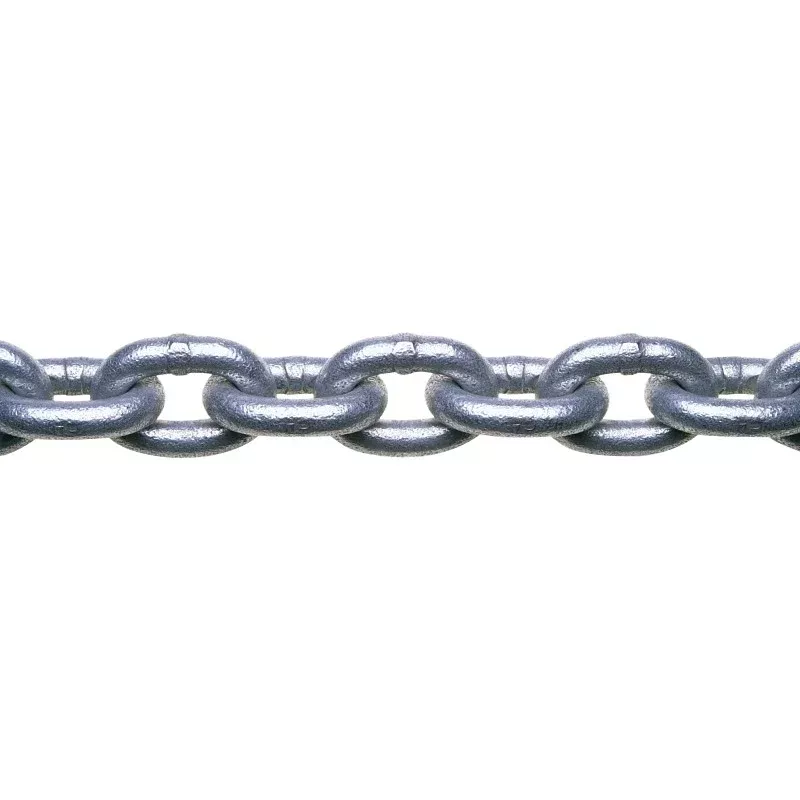 Baron PC30516HDGP Proof Coil Chain, 5/16 in, 92 ft L, 30 Grade, Carbon Steel, Hot-Dipped Galvanized