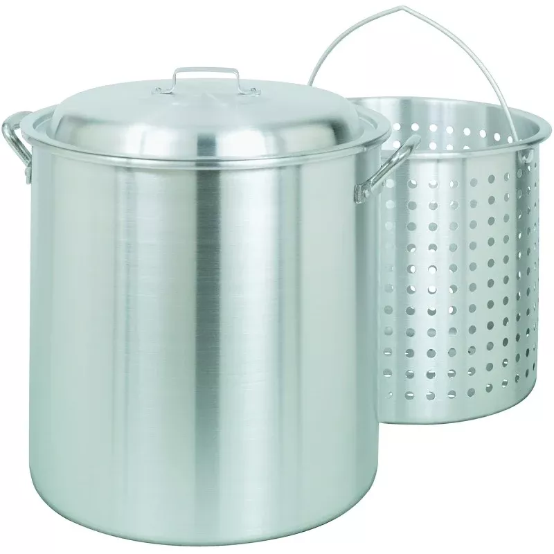 Bayou Classic 1000 Stock Pot, 100 qt Capacity, Aluminum