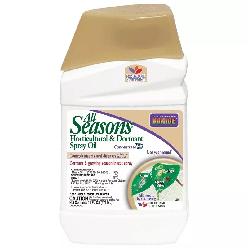 Bonide 210 Horticultural Spray Oil, Liquid, Spray Application, 1 pt