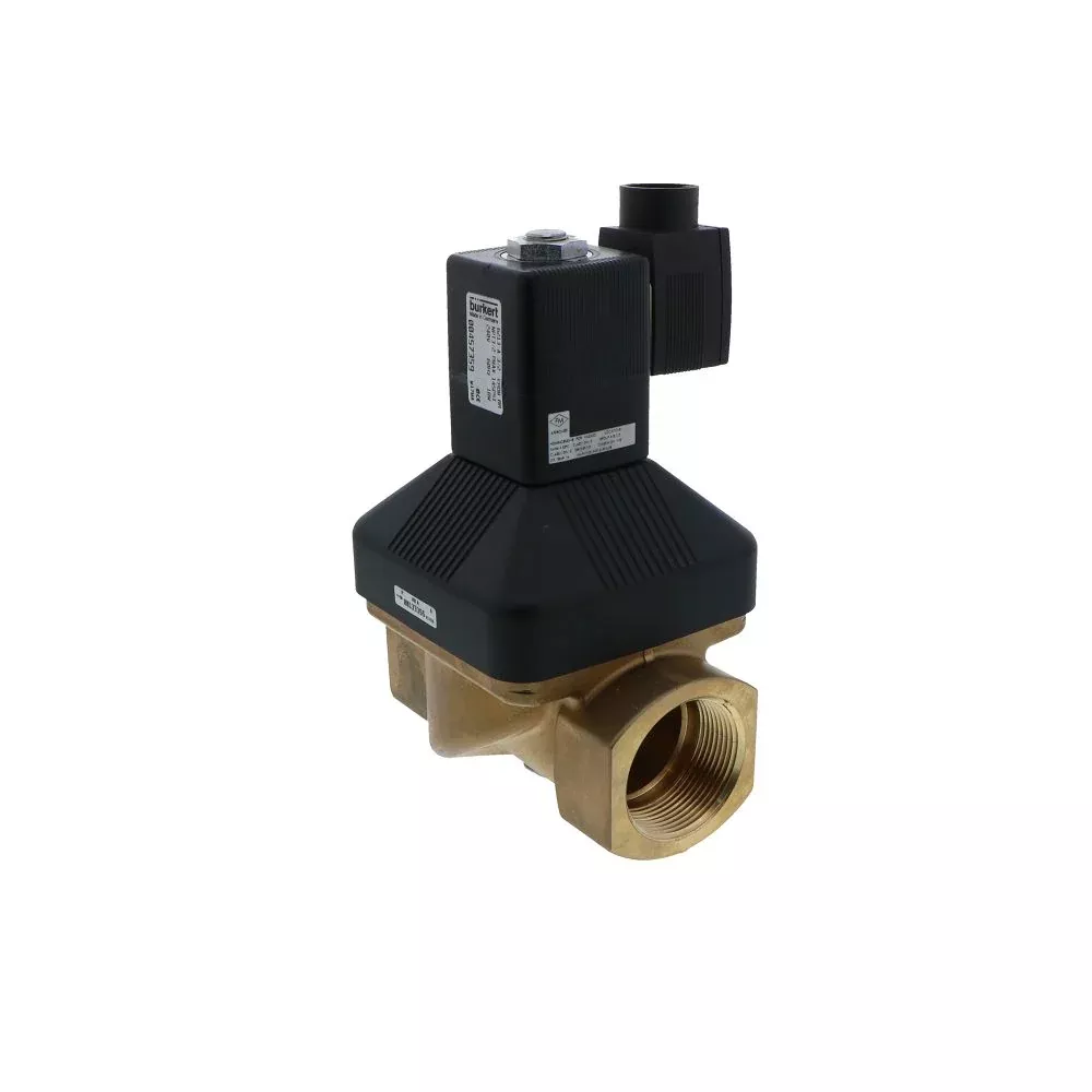 Burkert 2-Way Solenoid Valve Normally Closed 1-1/2 FPT 240V