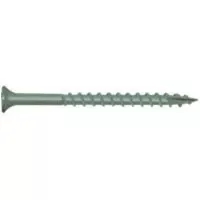 Camo 0341070 Deck Screw, #7 Thread, 1-1/4 in L, Bugle Head, Star Drive, Type 17 Slash Point, Carbon Steel, 100/PK
