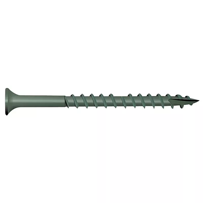 Camo 0341170 Deck Screw, #9 Thread, 3 in L, Bugle Head, Star Drive, T25 Drive, Carbon Steel, ProTech-Coated, 100/PK