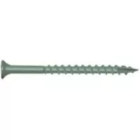 Camo 0341194 Deck Screw, #10 Thread, 3-1/2 in L, Bugle Head, Star Drive, T25 Drive, Type 17 Slash Point, Carbon Steel