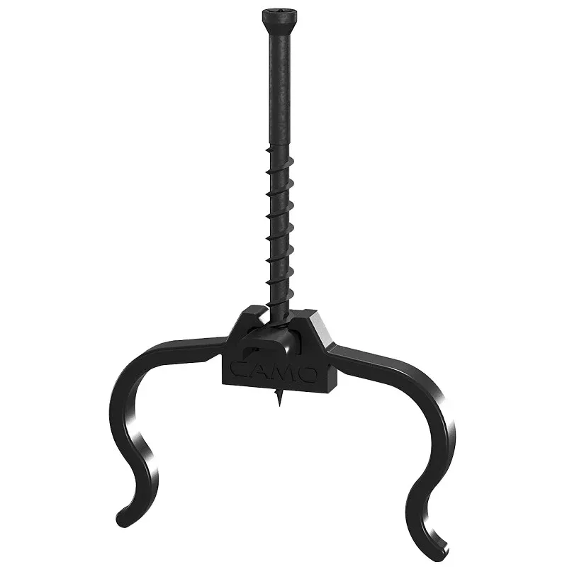 Camo 0344354 Edge Clip, 2-1/4 in L, Stainless Steel, Trim Head, Star Drive, Sharp Point, 90/BX