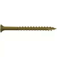 Camo 0356104 Deck Screw, #8 Thread, 1-5/8 in L, Bugle Head, Star Drive, T20 Drive, Carbon Steel, 350/PK