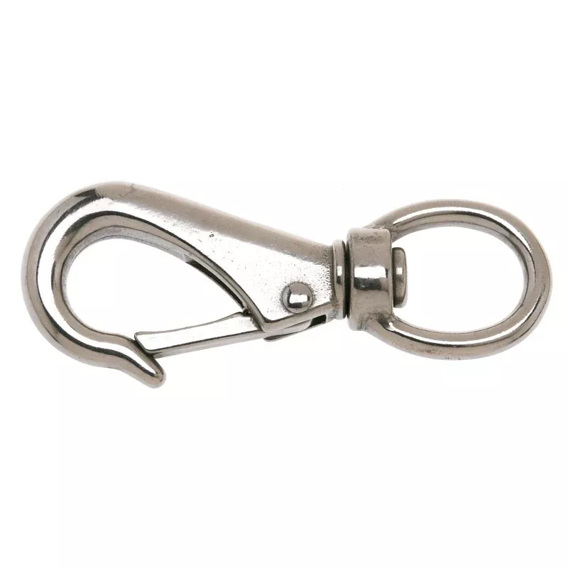 Campbell T7631524 Swiveling Quick Snap, 11/16 in, 220 lb Working Load, Stainless Steel