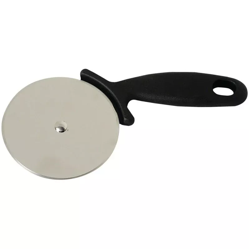 Chef Craft 21370 Pizza Cutter, Stainless Steel Blade, Black Handle, Dishwasher Safe: Yes