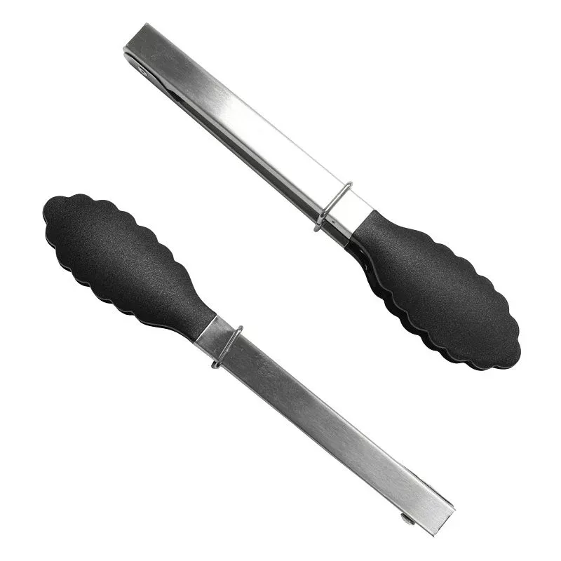 Chef Craft 22098 Mini Tongs, 7 in L, Nylon, Dishwasher Safe: Yes