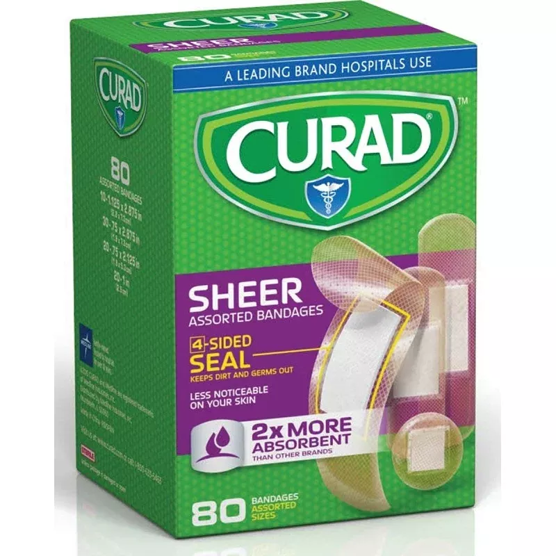 Curad CUR45243RB Adhesive Bandage, Fabric Bandage