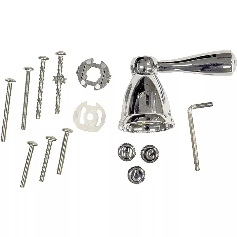 Danco 10423 Faucet Handle, Decorative, Lever, Specifications: 1.73 in OD, Zinc, Chrome Plated
