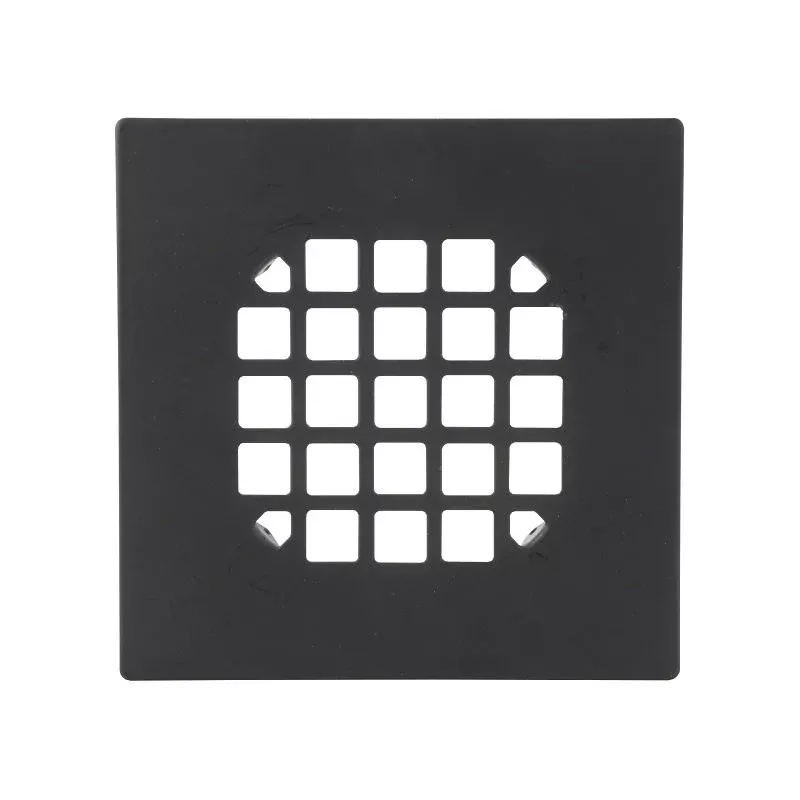 Danco 11047 Shower Drain Strainer, Stainless Steel, Matte Black