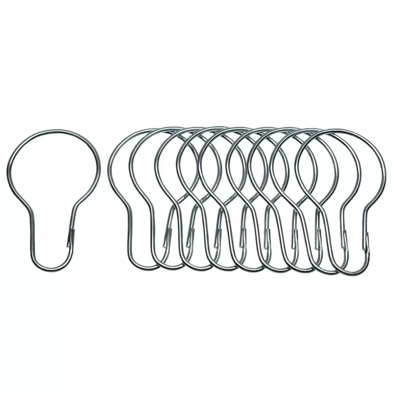 Danco 89046 Shower Curtain Hook, Metal, Chrome