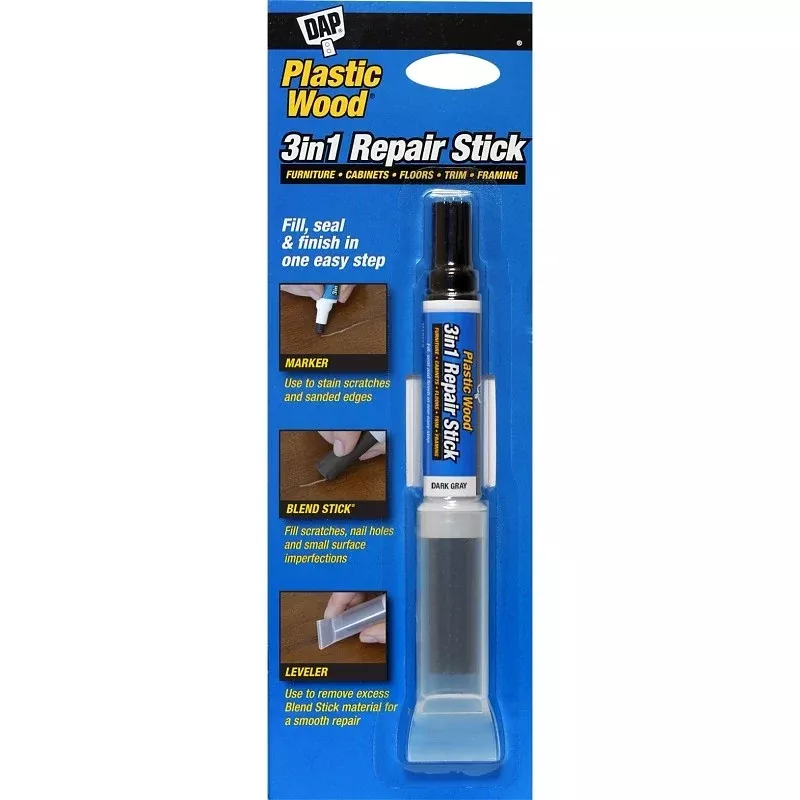 DAP 7079804096 3-in-1 Repair Stick, Solid (Blend Stick), Liquid (Marker), Slight (Blend Stick), Slight Solvent (Marker)