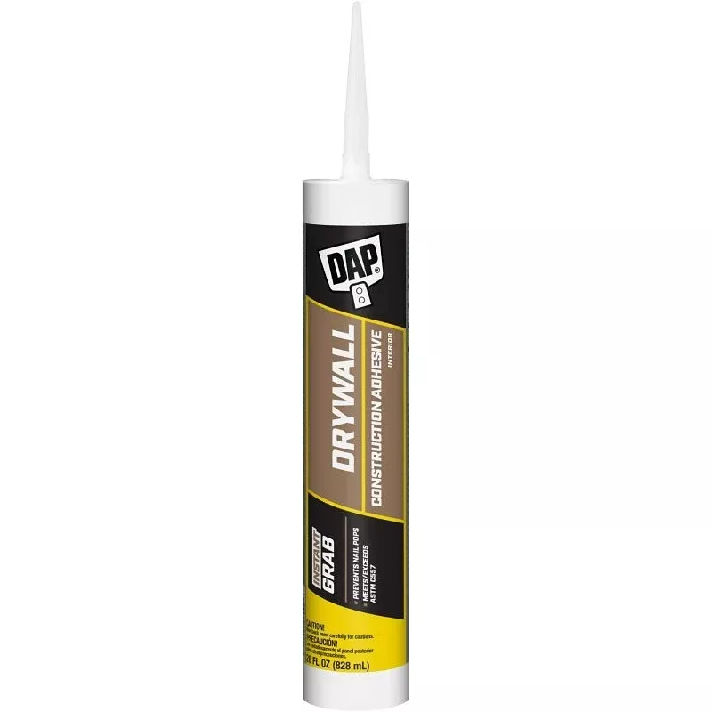 DAP DYNAGRIP 27518 Drywall Construction Adhesive, Off-White, 28 oz Cartridge