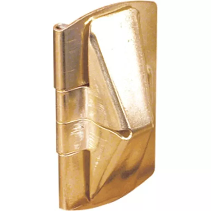 Defender Security U 9938 Window Flip Lock, Steel, Brass