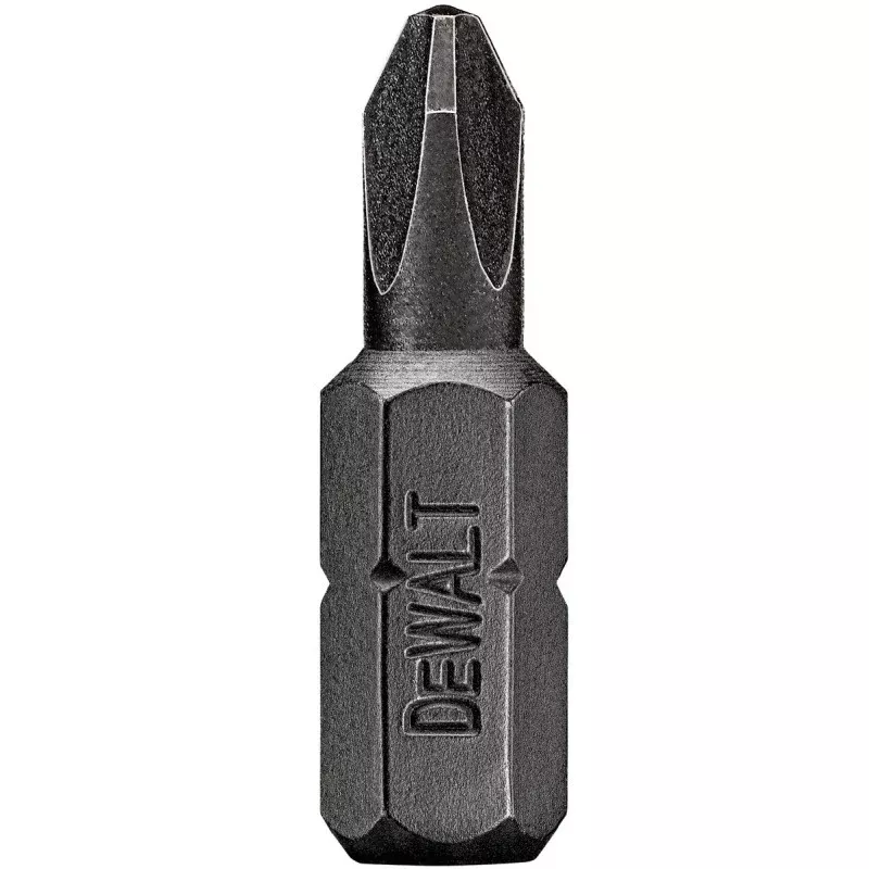 DEWALT DWA1PR2IR2 Insert Bit, #2 Drive, Phillips Reduced Drive, 1/4 in Shank, Hex Shank, 1 in L, S2 Modified Steel