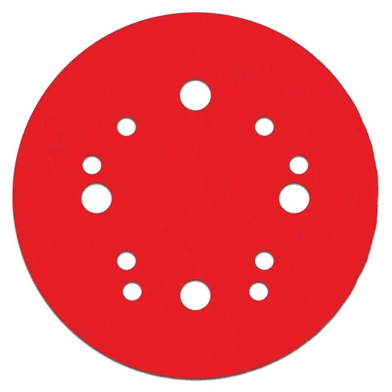 Diablo DCD050100H04G Sanding Disc, 5 in Dia, 100 Grit, Medium, 12-Hole, Ceramic Abrasive